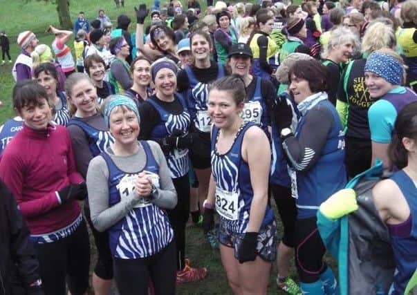 The Tring RC ladies at the start of the race at Teardrop Lakes