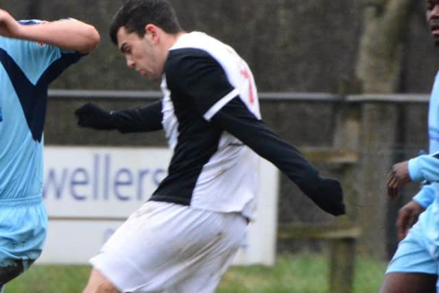 Mitchell Weiss netted a consolation goal for Kings Langley. Picture (c) Chris Riddell