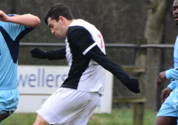 Mitchell Weiss netted a consolation goal for Kings Langley. Picture (c) Chris Riddell