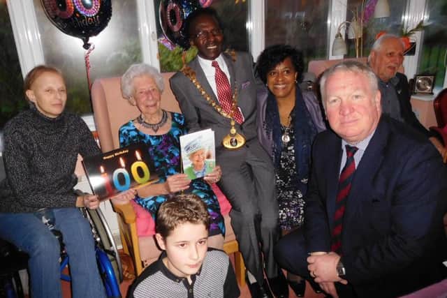 Babs Watson celebrates 100th birthday with special guests and family