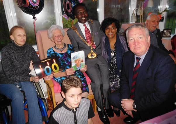 Babs Watson celebrates 100th birthday with special guests and family