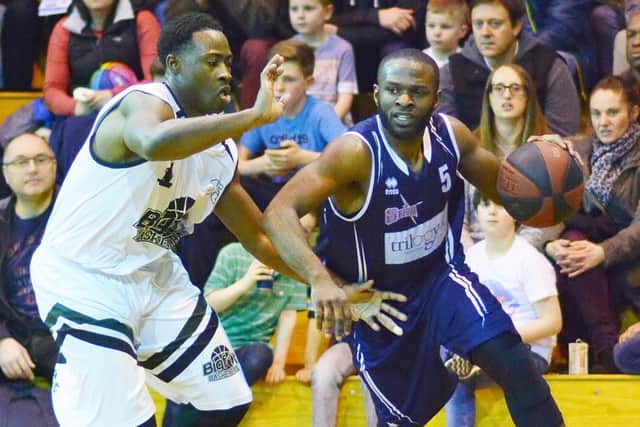 Despite having struggled with flu, Bode Adeluola top-scored for Hemel Storm with 21 points against Westminster