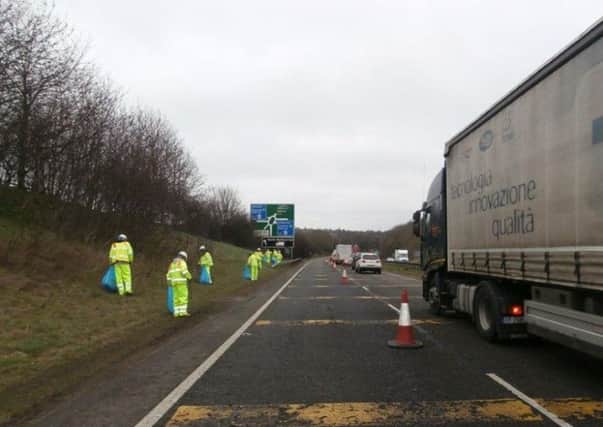 A41 clear-up