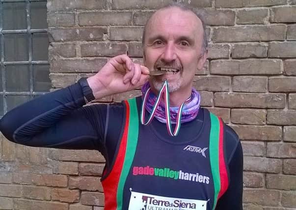 Gade Valley Harriers athlete Luca Ramusino took on the challenge of the Terre di Siena 18km race