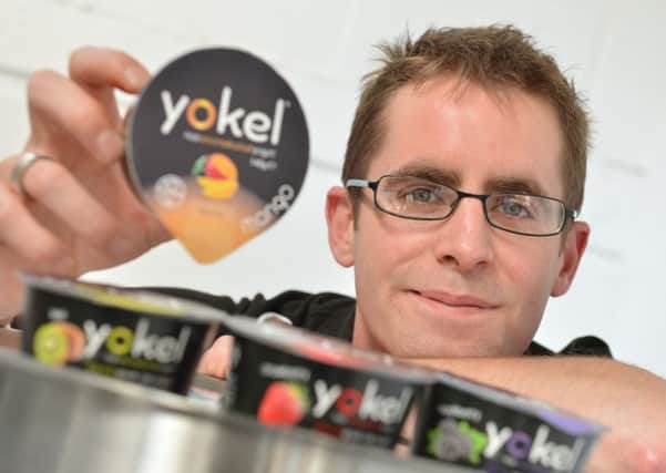 Tom Ley and his Yokel yoghurts