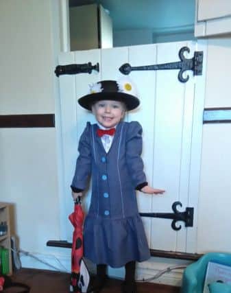 Hayley Johnson, four, as Mary Poppins PNL-160403-153359001