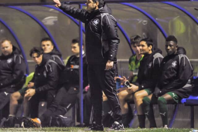 Hemel Hempstead Town FC manager Dean Brennan. Picture (c) Terry Rickeard