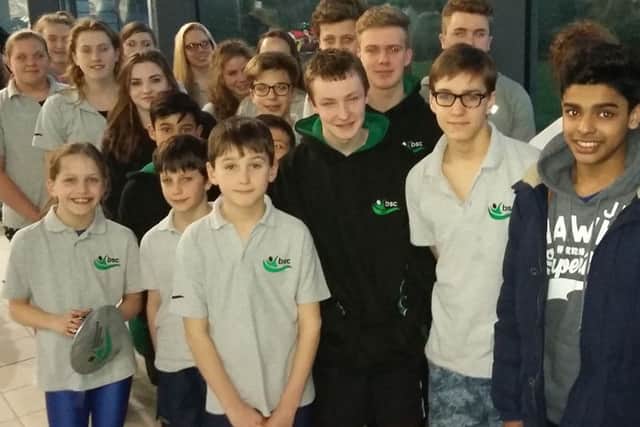 The Berkhamsted SC A team finished in fourth place in the Borehamwood gala