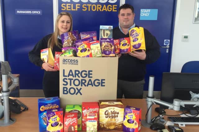 Charlotte Tokolics and Gary Montague from Access Self Storage Hemel PNL-160314-112932001