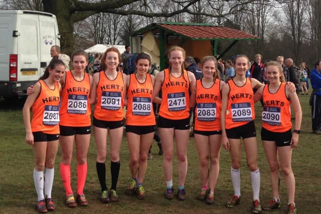 Number 2083 Grace Birdseye represented the U17 Herts women's team