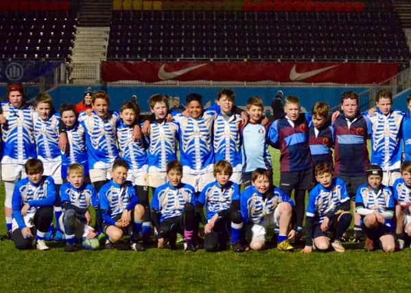 Camelot U12s warmed-up for this weekend's County Festival with a training session on the 4G pitch at the home of Aviva Premiership champions, Saracens