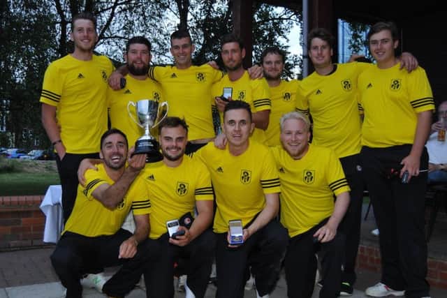 Hemel Hempstead Town beat Watford Town in the final of the Heath Park Cup 2015. Picture (c) Alastair Cowe