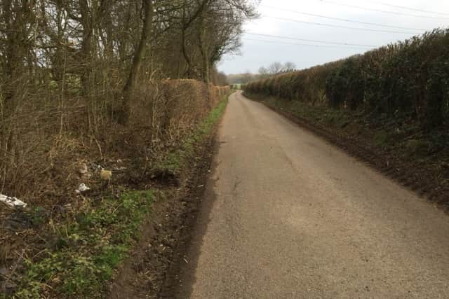 Hogg End Lane, between Hemel Hempstead and St Albans
