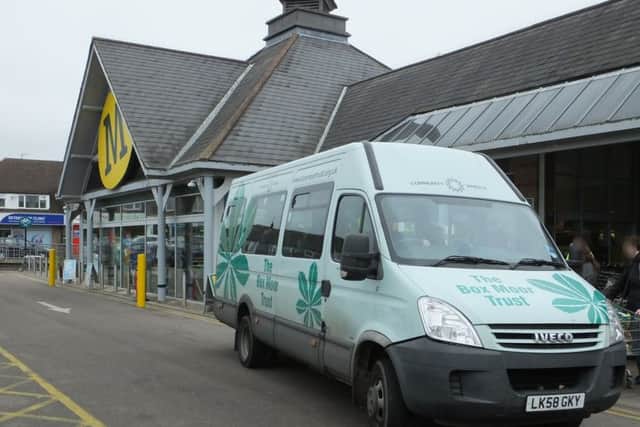 The door to Store minibus