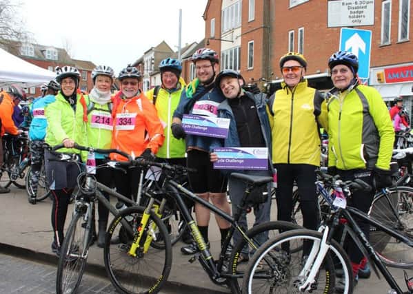 The Disraeli Pelicans team during the Chilterns Cycle Challenge 2016