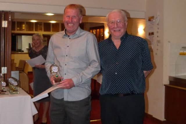 Graham Fish won Coach of the Year at the Herts Tennis awards dinner