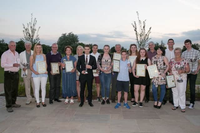 A wide range of sports were represented at last years ceremony