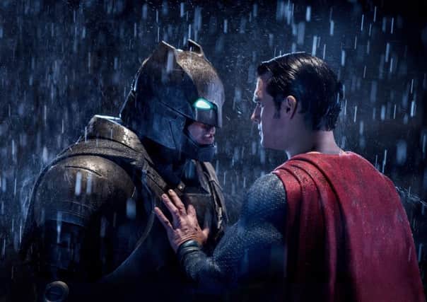 Ben Affleck and Henry Cavill in Batman v Superman