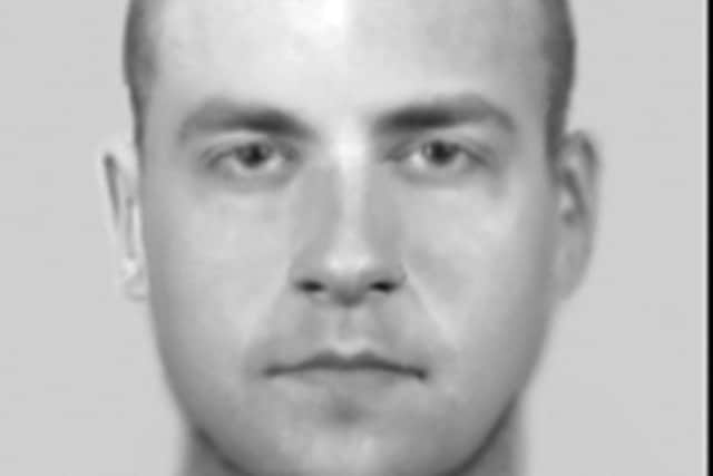 An E-Fit of the man police want to speak to in connection with two sexual assaults in Hemel Hempstead