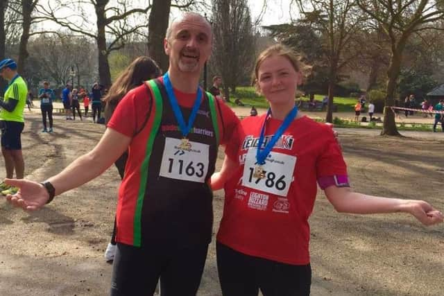 Luca Ramusino and Emma Tipton took on the Hyde Park 10k race