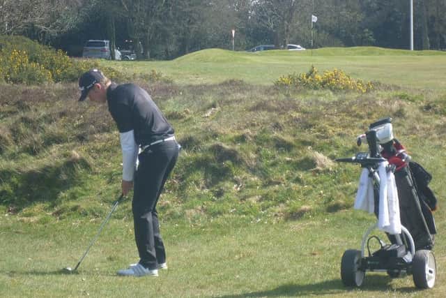 Josh Hilleard was crowned Berkhamsted Trophy champion. Picture (c) Ian Hall