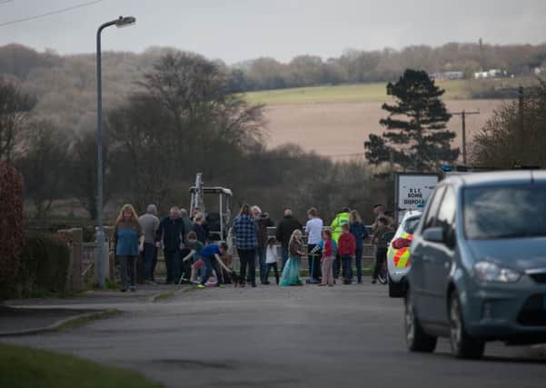 An unexploded shell was found in Aldbury on Friday, April 1
