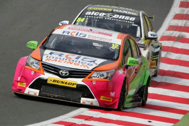 Michael Epps in action on his British Touring Car Championship debut at Brands Hatch. Picture (c) Darren Hurrell