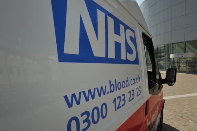 Delivering blood to hospitals