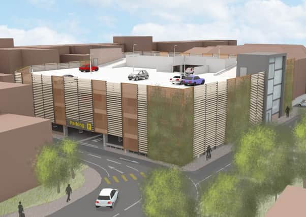 An artist's impression of the proposed multi-storey car park in Lower Kings Road, Berkhamsted