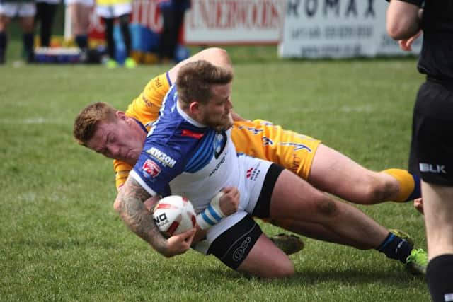Match action from Hemel Stags' defeat to York. Picture (c) Kevin Read