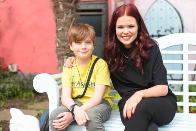Harry Battram with Lindsey Russell