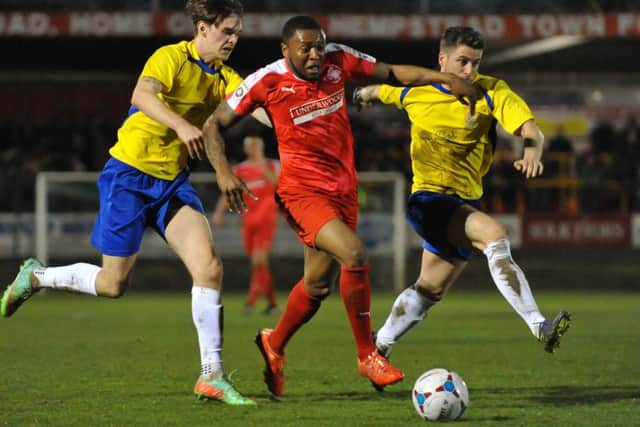 Morgan Ferrier in action for Hemel against St Albans. Picture (c) Terry Rickeard