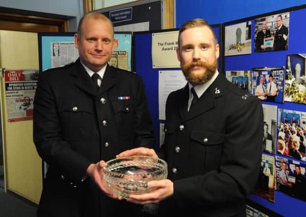 Chief Inspector Doug Black, left, and PC Chris Hulian
