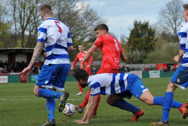 Michael Richens scored Hemel's third goal. Picture (c) Terry Rickeard