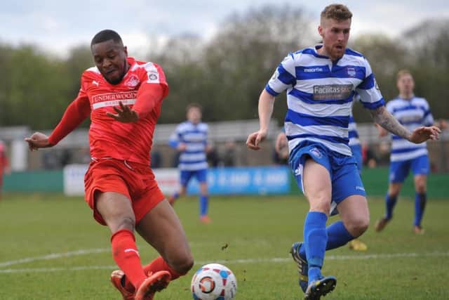 Morgan Ferrier broke the deadlock for Hemel against Oxford City. Picture (c) Terry Rickeard