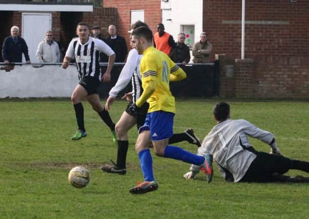 Alex Campana was on target for Berkhamsted. Picture (c) Ray Canham