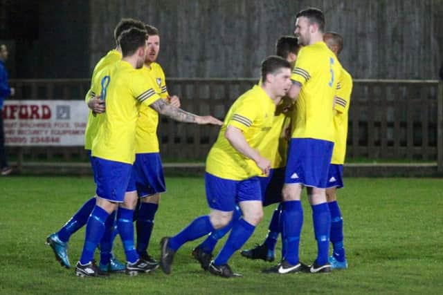 Match action from Berkhamsted's cup final defeat to Welwyn. Picture (c) Ray Canham
