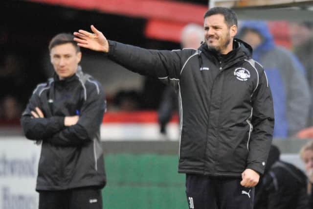 Hemel Hempstead Town FC manager Dean Brennan. Picture (c) Terry Rickeard