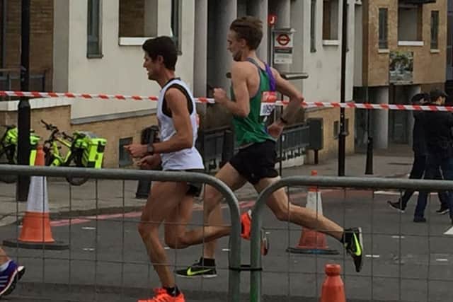 Dacorum & Tring AC's Jack Parslow finished in an incredible 84th place overall at the Virgin London Marathon