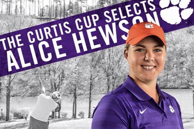 Alice Hewson will be attempting to help Great Britain & Ireland to victory over the USA