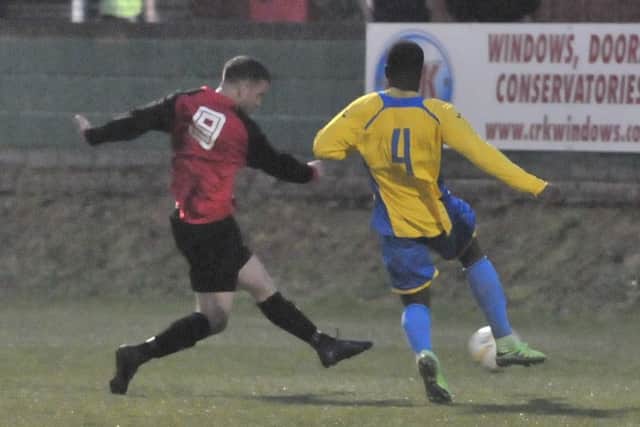 Taylor Collins scored both goals for Tring in the final. Picture (c) Colin Sturges