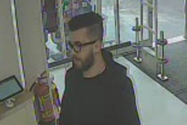 CCTV released in connection with a Herts Police fraud investigation