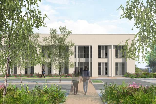 An artist's impression of One Stop Doctors exterior in Boundary Way, Hemel Hempstead