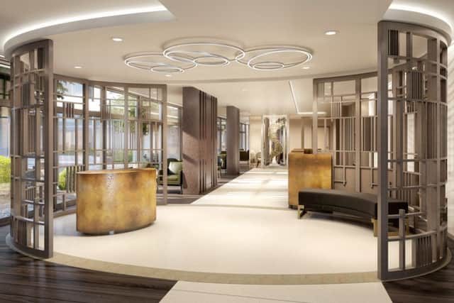 An artist's impression of the reception area at One Stop Doctors in Boundary Way, Hemel Hempstead