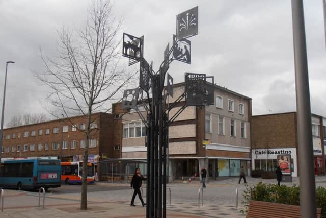 The Tree of Life statue in Hemel town centre