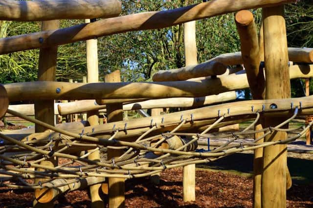 Editorial image of an adventure playground