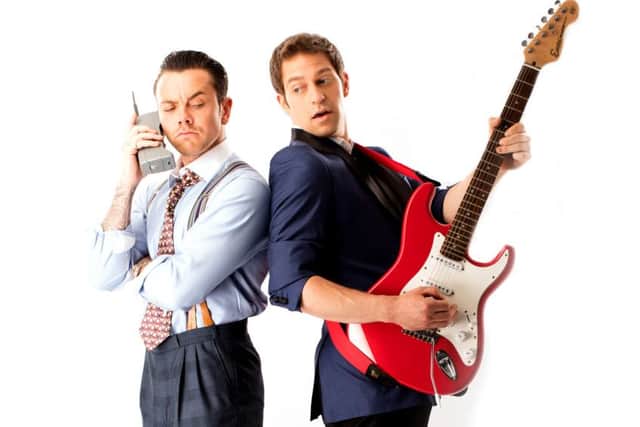 The Wedding Singer with Ray Quinn as Glen and Jon Robyns as Robbie Hart