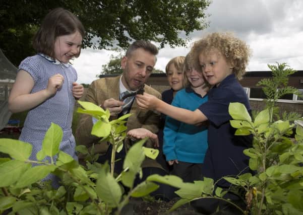 Alistair Bryce-Clegg (also known as Mr ABC) spent the day at Bridgewater Primary School, observing classes, visiting the schools Forest-school facilities and working with staff to explore innovative new teaching methods.
   Thursday, June 30, 2016 (Elizabeth Dalziel)