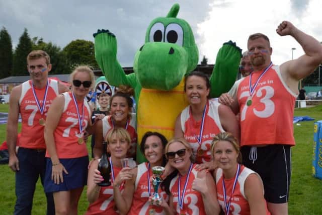 Boris the Mascot at It's A Knockout.