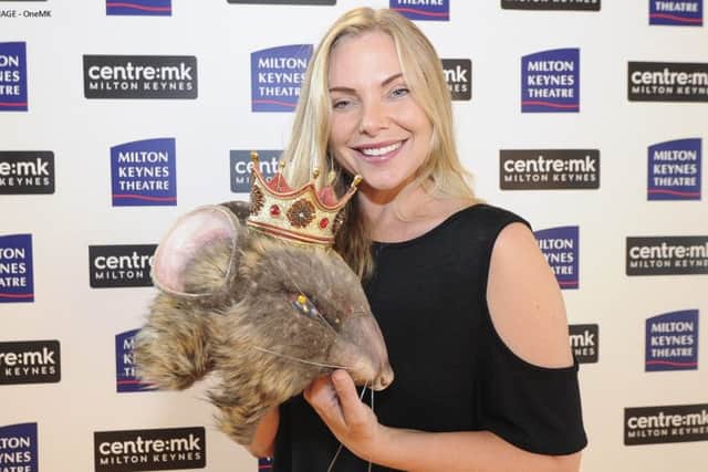 Sam Womack who is playing Queen Rat in Dick Whittington at Milton Keynes Theatre
